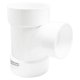thumbnail image 1 of Conexion Tee de PVC Barato SanixTee Sencilla 1 Pza 110mm Ø Tee Sencilla Blanco PVC., 1 of 1