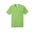 thumbnail image 5 of Port Company Core Cotton Pocket Tee-3XL (Lime), 5 of 6