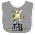 thumbnail image 3 of Inktastic My 1st Easter Boy Bunny Rabbit Boys Baby Bib, 3 of 4