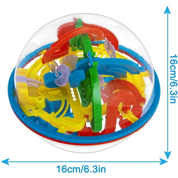 Boule de labyrinthe 3D Spherical Maze Ball Puzzle Jouets En Plastique Boule de labyrinthe 3D Spherical Maze Ball Puzzle Jouets En Plastique