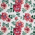 thumbnail image 3 of Roxana Gardenia Floral 100% Cotton 4-Piece King Flannel Sheet Set, 3 of 4