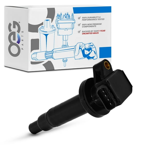 OEG Parts New Ignition Coil Replacement For 2000-2008 Toyota Corolla, Pontiac Vibe, Chevy Prizm Matrix 1.8, Replaces 9008019019 9091902262 245178 94859442 0 221 504 020