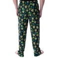thumbnail image 3 of Nickelodeon Men's Teenage Mutant Ninja Turtles TMNT All-Over Character Theme Lounge Pajama Pants, 3 of 6