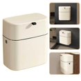 thumbnail image 1 of 10L Cubo de Basura Colgante,Basurero para Cocina,Bote de Basura con Tapa,Cesto de Basura de Pared de Cocina,Cubo de Basura con Tapa,Deslizante Abierto,Adecuado pare Dormitorio,Oficina,Ba&ntilde;o, 1 of 7