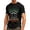 Black, variant on Men's Hello Darkness My Old Friend Crew Neck Short Sleeve Graphic T Shirt