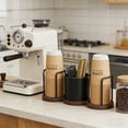 thumbnail image 6 of Metal Coffee Cup and Lid Organizer, Multi-Tier Stand for Paper and Reusable Cups, Sturdy Countertop Holder for Coffee Corner, Office, or Kitchen, Space Saving Drink Station Accessory, 6 of 6