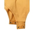 thumbnail image 5 of A2Y Women's Fashion Basic Premium Cotton Racerback Tank Body Suit Light Mustard S, 5 of 5