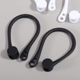 thumbnail image 1 of 2 Pairs Comfortable Earphone Ear Hooks Silicone Earbuds Covers Anti Holders Compatible with AirPods for Running Jogging Cycling, 1 of 5