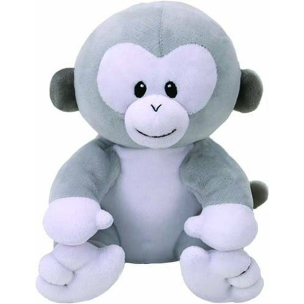 Ty Baby Pookie the Grey Monkey Plush Stuffed Animal Toy - 6