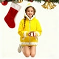 thumbnail image 3 of WOYY Tween Girls Fleece Hooded Jacket Winter Warm Zip Up Coat Outerwear, Sizes 12-13, 3 of 7