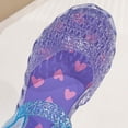 thumbnail image 5 of JUMEYU Girls Sandals Jelly Sandals for Girls Kids Princess Dress Up Flat Closed Toe Shoes Summer Casual Water Beach Flat Sandals Size 8.5 (Purple,Toddler 8.5), 5 of 8
