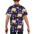 thumbnail image 5 of Wukai Lavender Flowers Youth Unisex Short Sleeve T-Shirt for Boys, Girls, Teens, and Kids-Large, 5 of 7