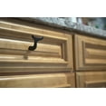 thumbnail image 6 of Zeckos Brown Cast Iron Whale Tail Drawer Pulls Cabinet Knobs Set of 12, 6 of 14