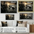 thumbnail image 4 of Designart "Beach Photo Oceanic flow I" Nautical & Beach Floater Framed Canvas Art Print, 4 of 7