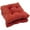 Cardinal Red, variant on Blazing Needles 16-inch Solid Micro Suede Square Tufted Chair Cushions (Set of 2)