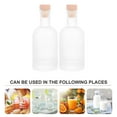 thumbnail image 2 of OUNONA 2Pcs Small Empty Bottles for Transparent for DIY Cocktails at Home Brewing, 2 of 7