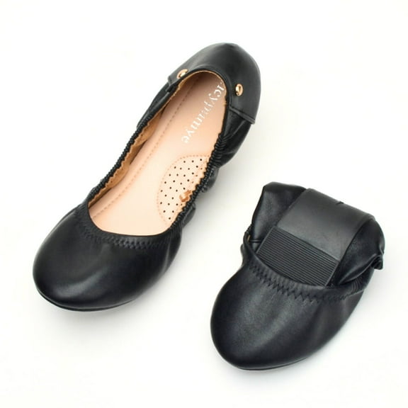 BERANMEY Women's Flats Mary Jane Shoes Casual Pointed Toe Wedding Shoes for Women Chic Travel Ballet Flats Casual Shoes for Women