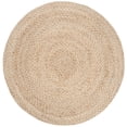 thumbnail image 2 of SAFAVIEH Natural Fiber William Solid Area Rug, Natural/Ivory, 6' x 6' Round, 2 of 7
