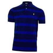 Polo Ralph Lauren Striped Polo Shirt in Blue Cotton