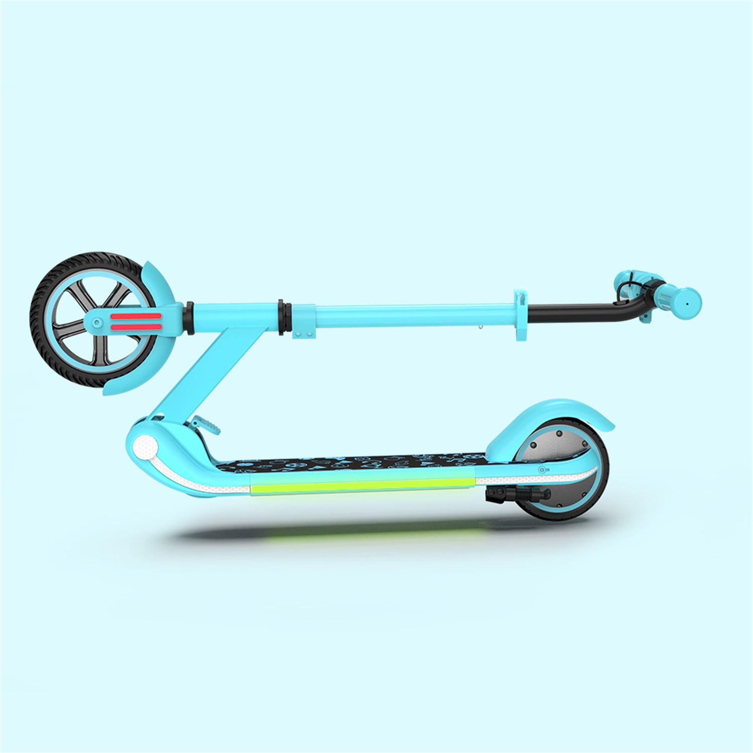 CIPACHO 32" Electric Kids Scooter for Boys Girls with 3 Adjustable Height, Safety Two Wheels Kids Kick Scooter Over 6 to 12 Years Old, Blue CIPACHO 32" Electric Kids Scooter for Boys Girls with 3 Adjustable Height, Safety Two Wheels Kids Kick Scooter Over 6 to 12 Years Old, Blue