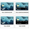 thumbnail image 4 of Ocean Card Stickers Whale Credit Card Skin Waterproof Debit Bank Card Sticker Skin Protecting Credit Cover Card Decals Removable No Bubble Slim, 4 of 8