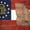 State Map Over Georgia Flag, variant on Elephant Stock State Map Over Iowa Flag Wall Art - Horizontal Canvas Wall Art - Home Office Wall Decor - Flags Canvas - Beige And Red Decor - 36" x 24"