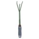 thumbnail image 1 of Herramienta de jardinería, rastrillo agrícola de tres dientes, kit de horquilla de acero, herramienta portátil para tierra suelta, suministros de jardinería para césped (verde), 1 of 7