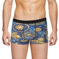 thumbnail image 5 of Calzoncillos tipo bóxer transpirables para hombre, ropa interior, regalo, Sun Moon Star, 5 of 5