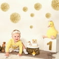thumbnail image 3 of Bolas de flores de Papel Yuarrent 7,8 pulgadas decoraciones de fiesta Blanco, 3 of 6