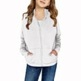 thumbnail image 5 of ameIAEA Kids Hoodies Boys Girls Long Sleeve Zip Up Sweatshirts Fall Winter Casual Jacket Coats, 5 of 7