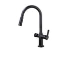 thumbnail image 1 of Black Kitchen Faucet Gourmet Faucet, Kitchen Pull Out Kitchen Sink Faucet, Digital Display Function Rotatable Kitchen Taps ,Versatile Features, 1 of 7