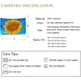 thumbnail image 4 of FREEAMG Tapestry Boho Van Gogh Yellow Sunflower Floral Tapestry Wall Hanging Decorative Wall Tapestries Wall Art Wall&nbsp;Blanket&nbsp;Bedding Tapestry for Bedroom Living Room Dorm Home Decor 80"x60", 4 of 7