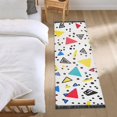 thumbnail image 3 of Yayeee Runner Rug for Bedroom 2'x6' Machine Washable Hallway Non Slip Mat, Colorful Triangles, 3 of 8