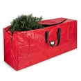 thumbnail image 4 of Christmas Tree Storage Bag, Fits Up To holiday Disassembled Christmas trees under 9 Ft, plastic waterproof and dustproof storage bag with durable reinforced handle and double zipper, 4 of 8
