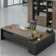 thumbnail image 4 of Reception Setup Office Desk Storage Standing Corner Long Computer Desks Floor Legs Escritorios De Ordenador Modern Furniture My Lux Decor Round, 4 of 25