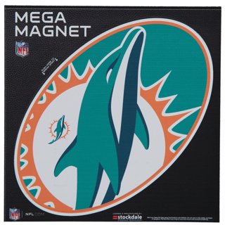 Miami Dolphins Decal Skull Logo 2.5 X 3.5 Small Sticker – THE