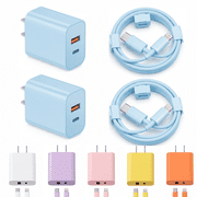 MFIGIGK iPhone Charger Fast Charging,[MFi Certified] 2Pack 20W Type C Fast Charger Block with 6FT USB C to Lightning Cable Compatible for iPhone 14/13/12/11 Pro Max/Xs Max/XR/X,iPad Dual protocol