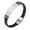 Black, variant on SUSHANG Braided Leather Bracelet Men Braided Link Stainless Steel Chain Bracelet