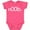 Vintage Hot Pink, variant on Inktastic N00b. Boys or Girls Baby Bodysuit