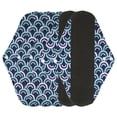 thumbnail image 2 of Compresas sanitarias reutilizables y lavables para mujer, almohadillas menstruales elegantes, portátiles, suaves y transpirables, 5 uds., 2 of 14