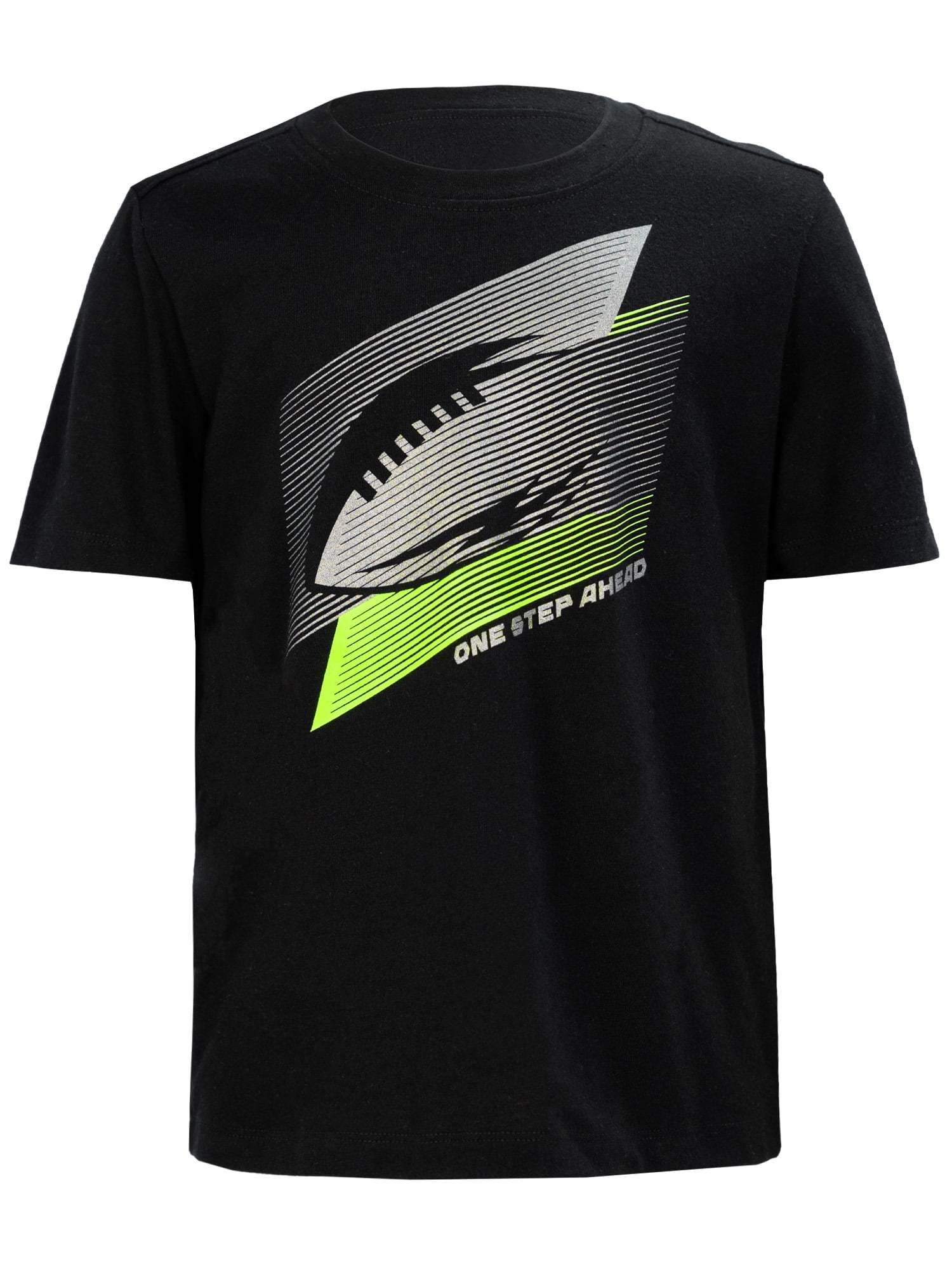 Athletic Works Boys Active Short Sleeve Graphic T-Shirt, Sizes 4-18 & Husky