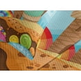 thumbnail image 4 of Ambesonne Ice Cream Quilted Bedspread Set 3 Pcs, Dessert Land, King Size, Multicolor, 4 of 5