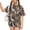 #A01-Coffee, variant on Girls Short Sets Size 10-12 Girls 2 Piece Outfits Camo Short Sleeve Tee Top and Elastic Waist Shorts Cute Y2K Girls Outfits