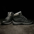 thumbnail image 4 of VBARHMQRT Mens Work Boots Large Size Winter Snow Boots for Men and Women Thick Plush Hiking Shoes Warm Thick Sole Cotton Boots, 4 of 5