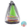 thumbnail image 3 of Conos De Plástico Ring Toss Game Ability Training 16Pcs Combo Set Juegos De Práctica Inteligente Juguetes Educativos Con Red De Almacenamiento Para Entretenimiento Familiar En Interiores Serendint FN002271-00, 3 of 6