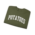 thumbnail image 3 of Potato Sweatshirt Gifts Crew Neck Shirt Long Sleeve Unisex, 3 of 7