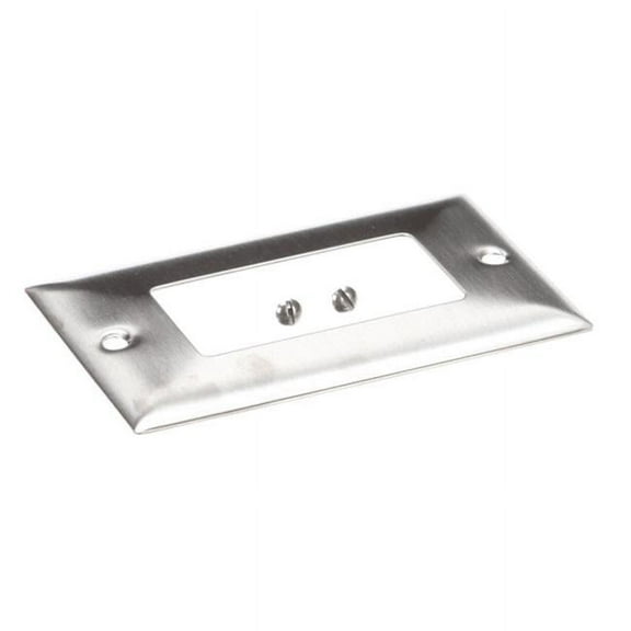 Single Gang Stainless Steel GFCI Cover Plate