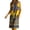 A21 Yellow, variant on Mifsaly Boho Dresses For Women Halter Neck Sleeveless Flowy Summer Sundresses Knee Length Geometric Print Lightweight Beach Vacation Dress L
