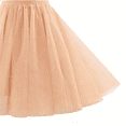 thumbnail image 6 of purcolt Women Mesh Tutu Skirts A-line Pleated Princess Skirts Knee Length Tulle Skirt for Cocktail Party, 6 of 6
