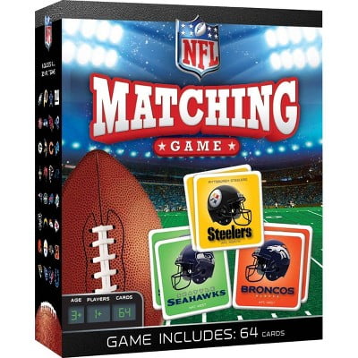 MasterPieces NFL NFL Full League Version Matching Game, For Ages 3+